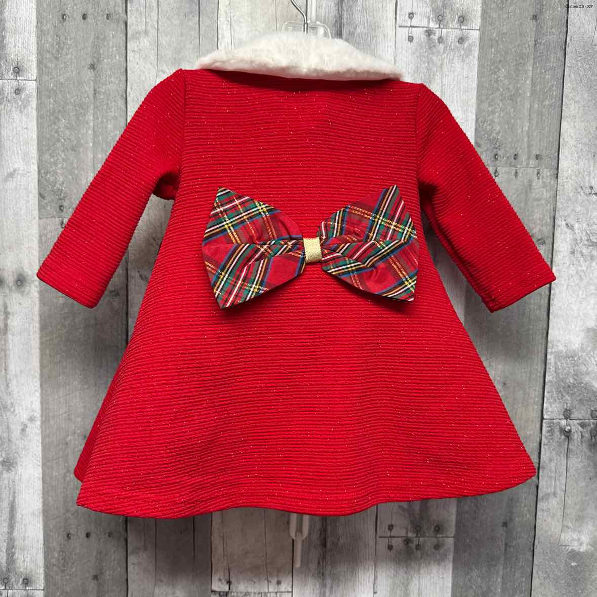 Size 18 Months Ivory/Red Blueberi Boulevard 2pc Dress
