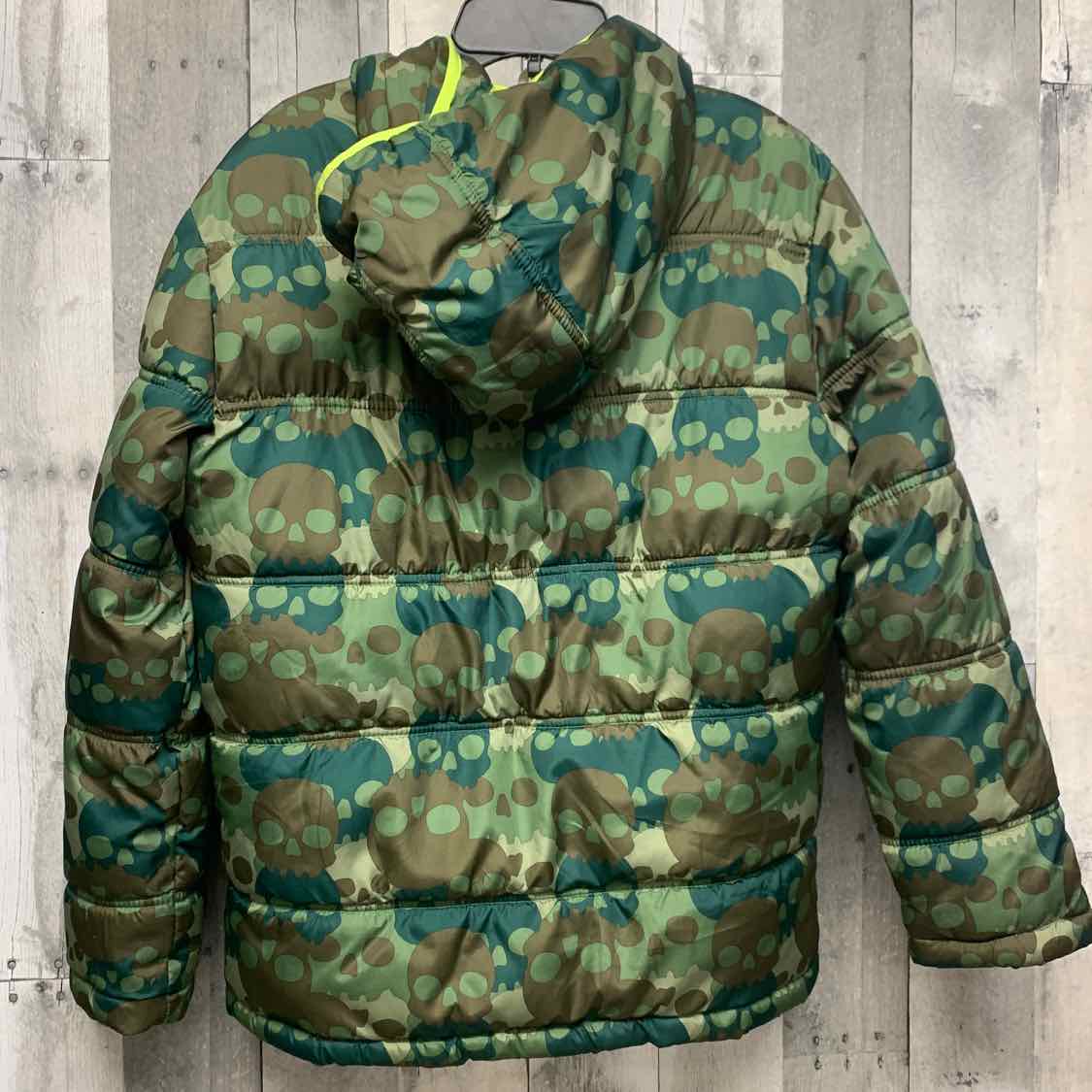 Size 14/16 Green Print Faded Glory Snow Jacket