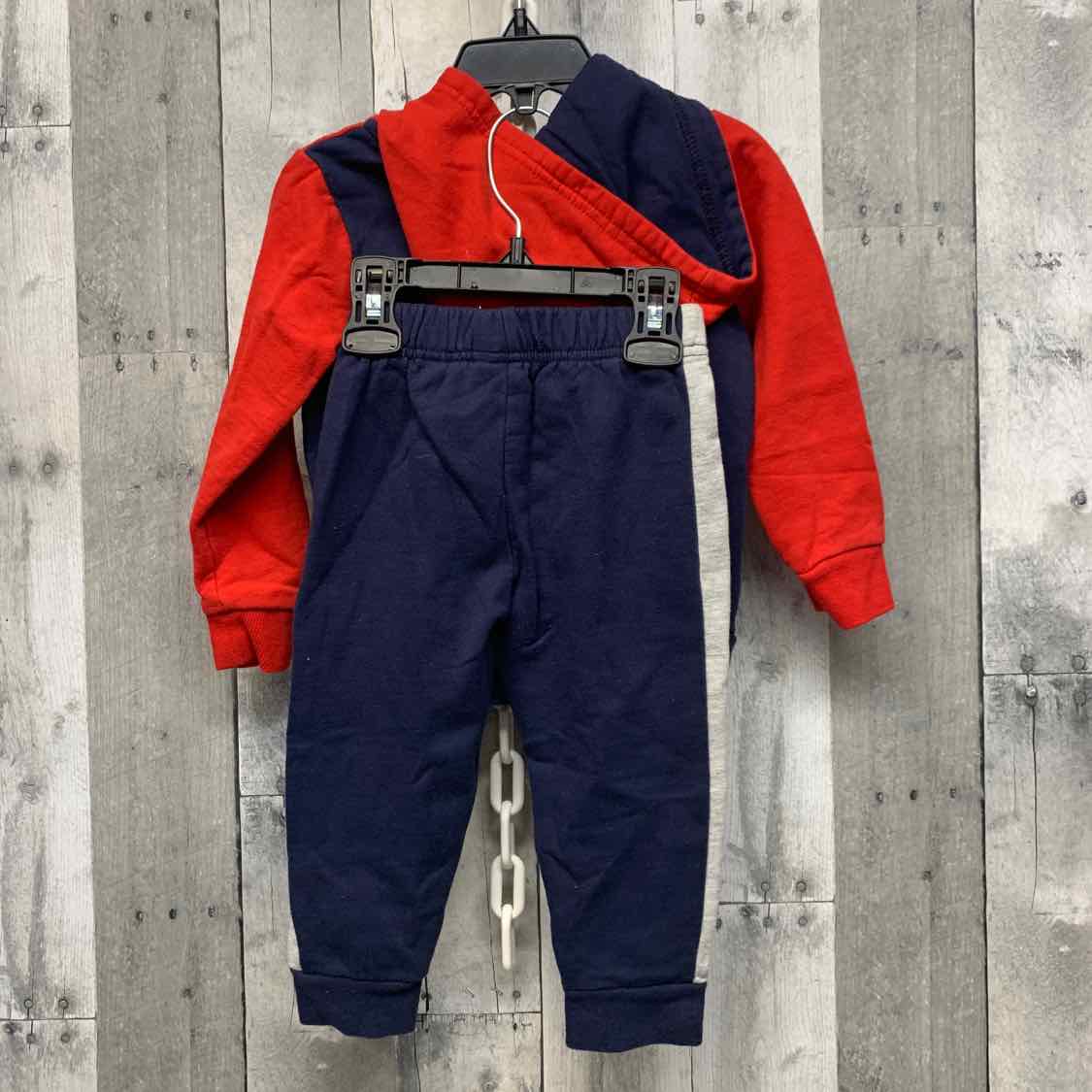 Size 24 Months Navy/Red Puma Jacket/Pants