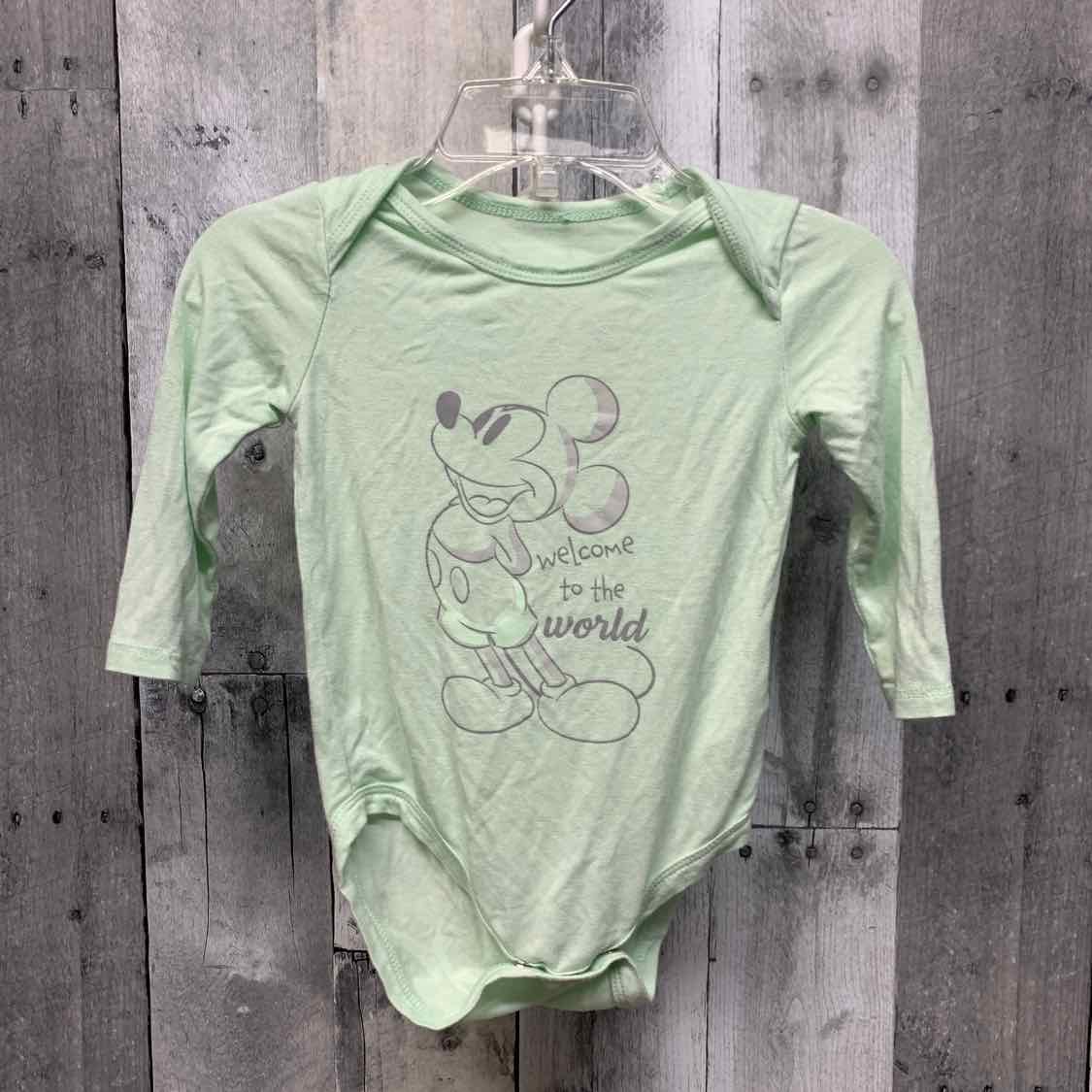Size 6-9 Months Green Disney Bodysuit