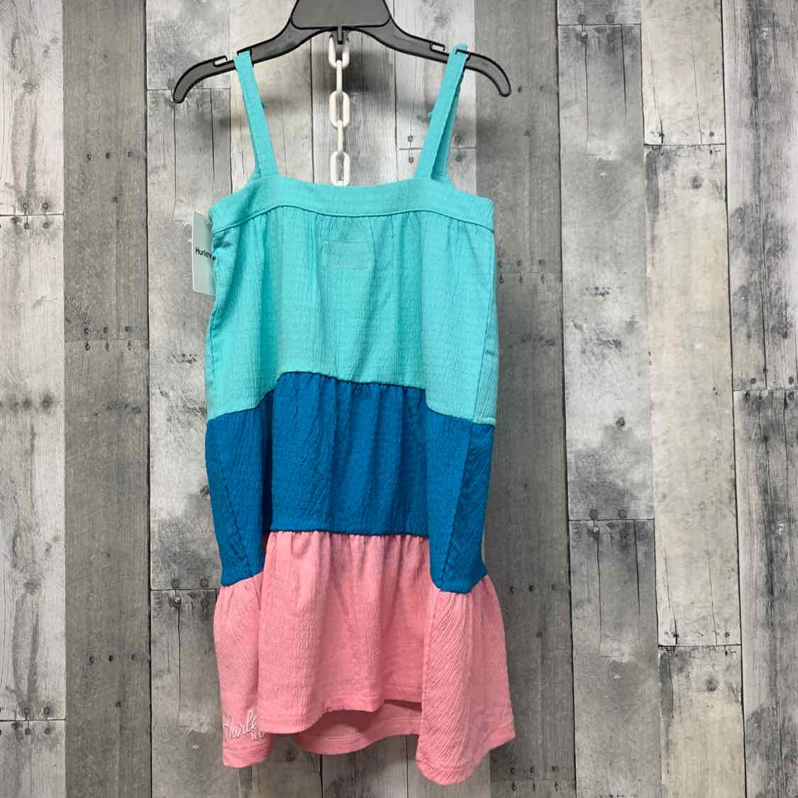 Size 10/12 Blue/Pink Hurley Dress