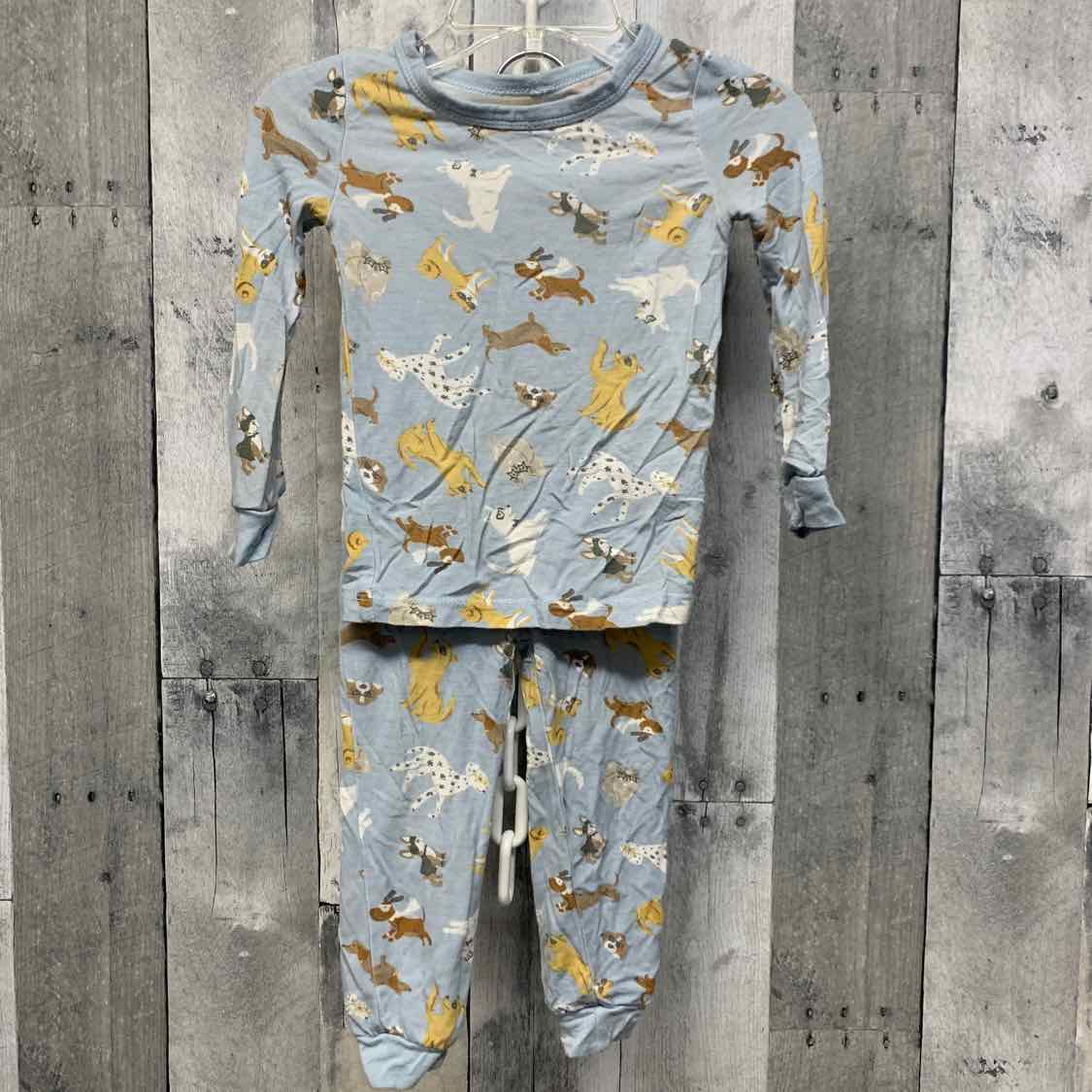 Size 12 Months Blue Print Bamboo 2pc PJs