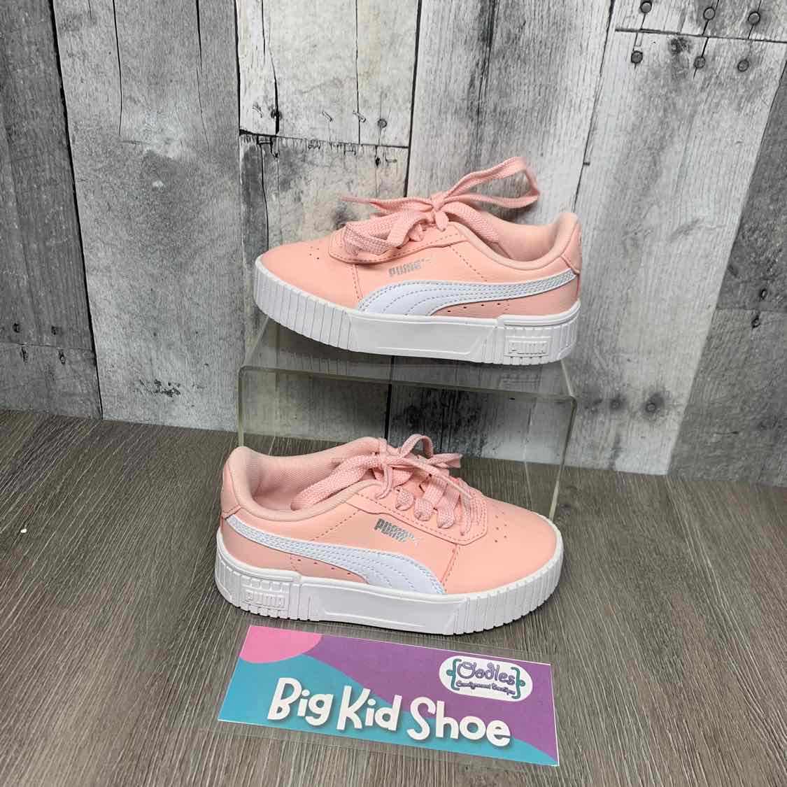 Size 10 Pink/White Puma Sneakers