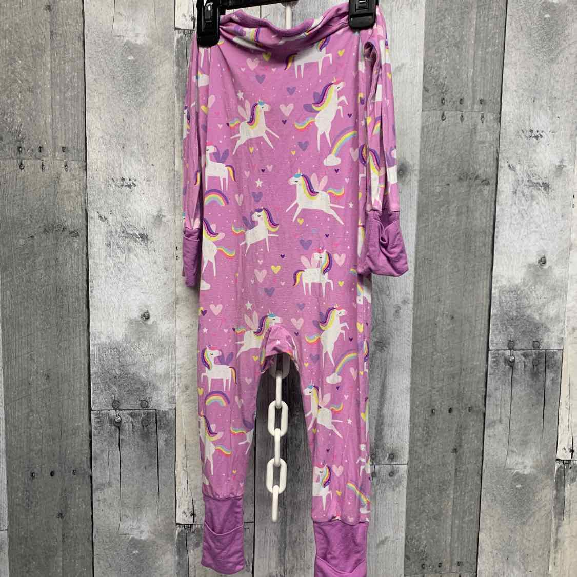 Size 6-12 Months Purple Graphic Little Sleepies Footy PJs