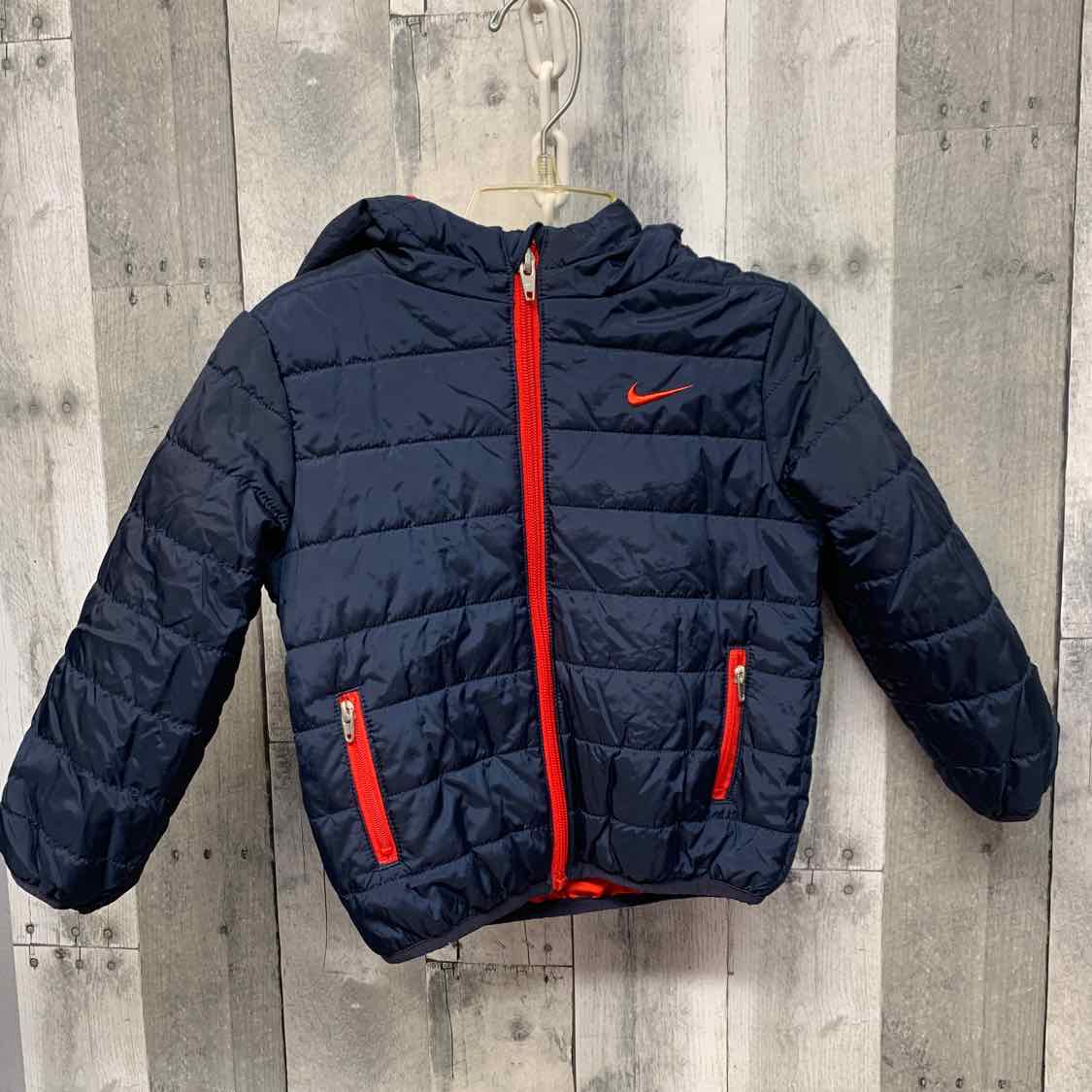 Size 24 Months Navy/Red Sport Brand Heavy Jacket