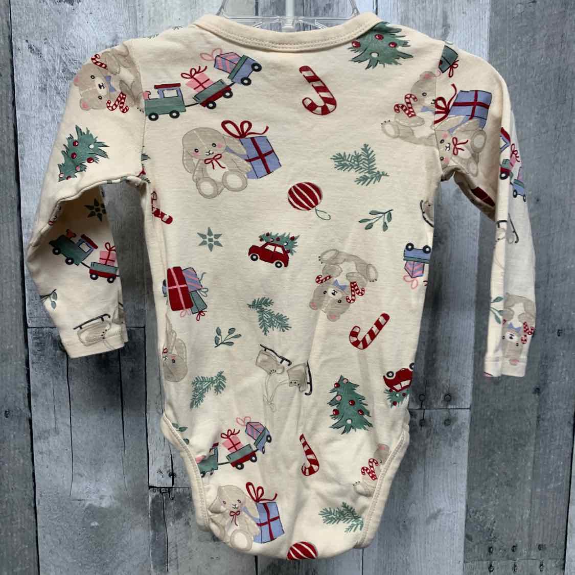 Size 12 Months Tan Print H&M Bodysuit