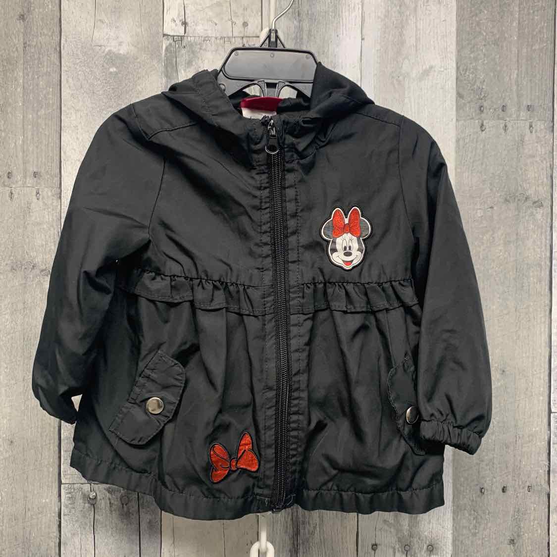Size 24 Months Black/Red Disney Light Jacket