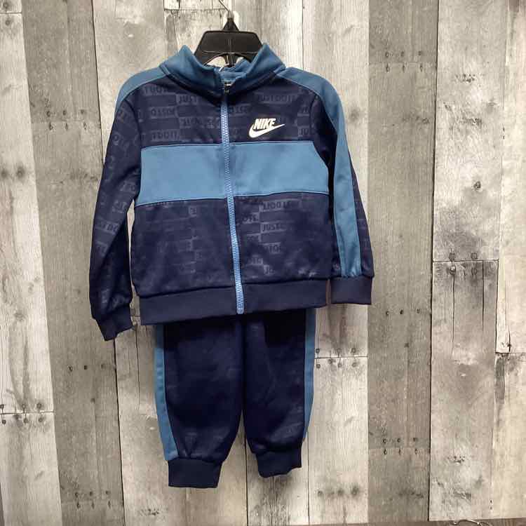 Size 2T Blue/Navy Sport Brand Jacket/Pants