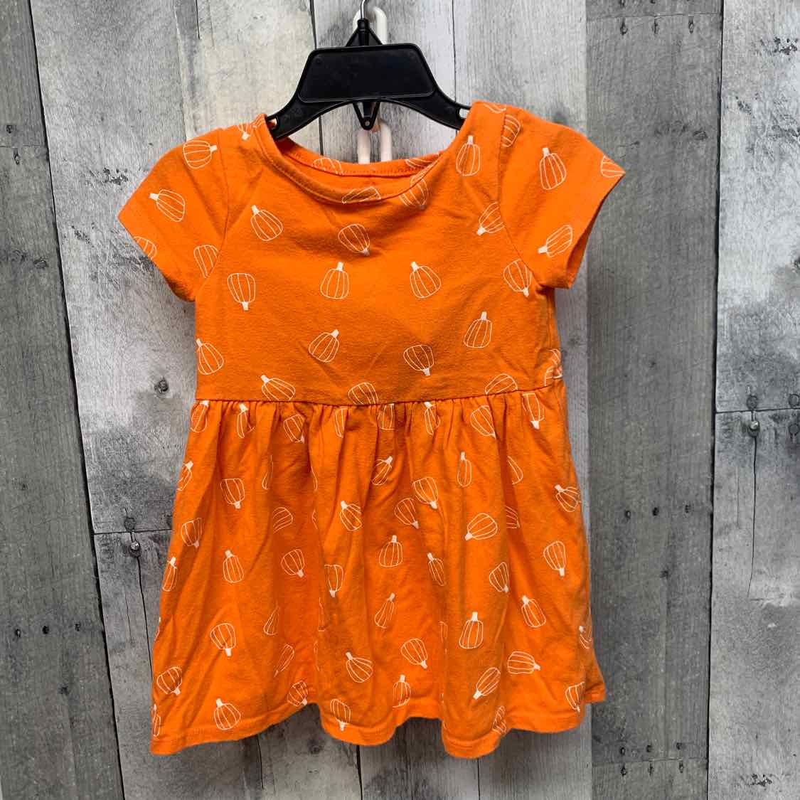 Size 2T Orange Print Cat & Jack Dress - Knit