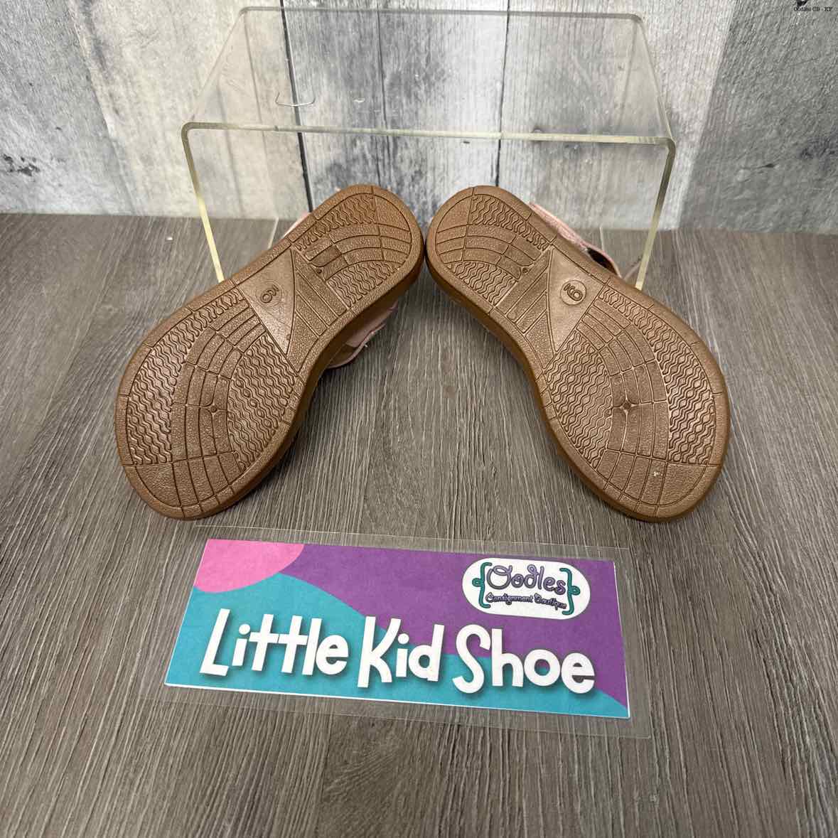 Size 9 Pink/Tan Lucky Brand Sandals