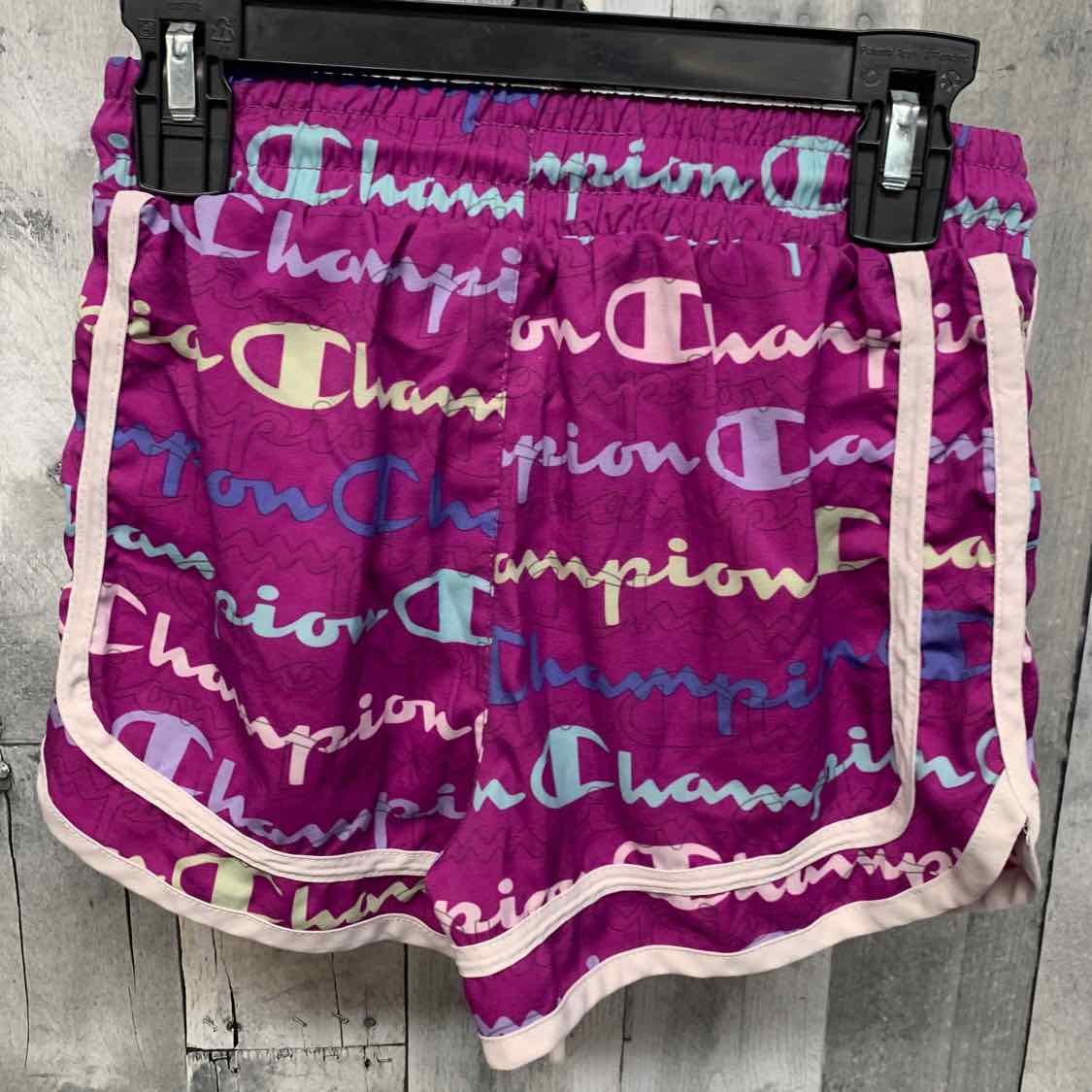 Size 7/8 Purple Print Champion Shorts - Athletic