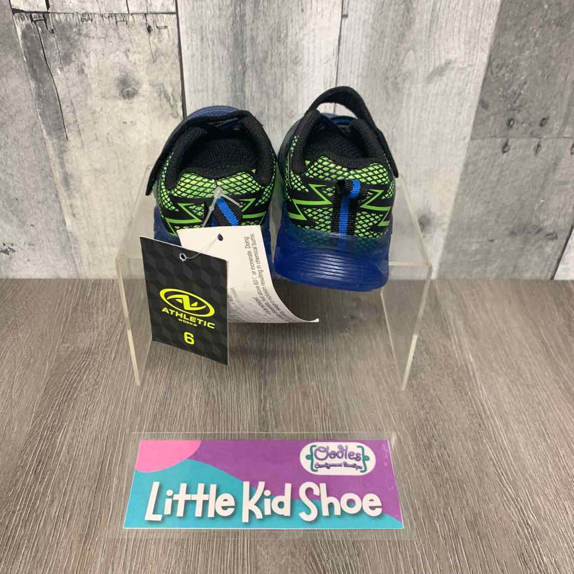 Size 6 Black/Blue Athletic Works Sneakers