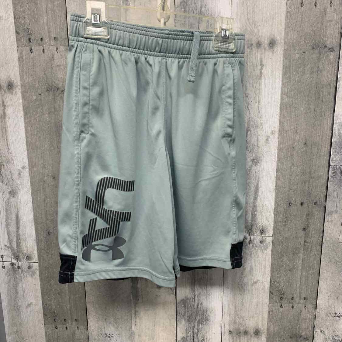Size Medium Gray Sport Brand Shorts - Athletic