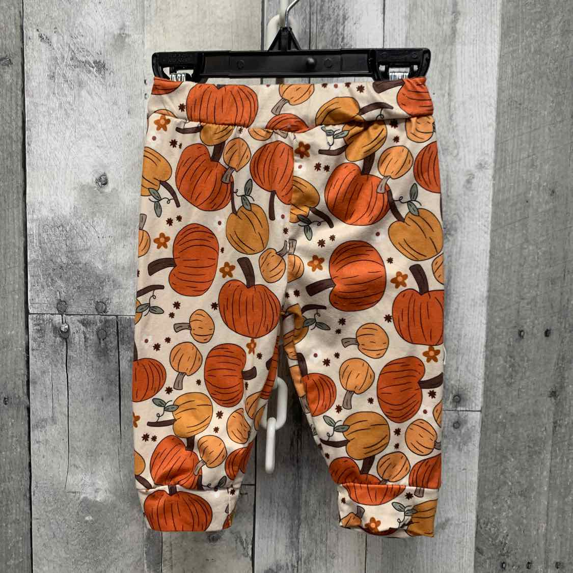 Size 3 Months Orange/Tan B Brand Leggings