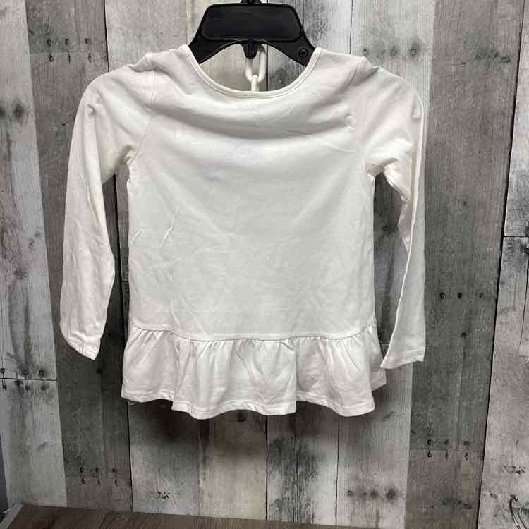Size 4T White/Black Children's Place Long Sleeve Shirt