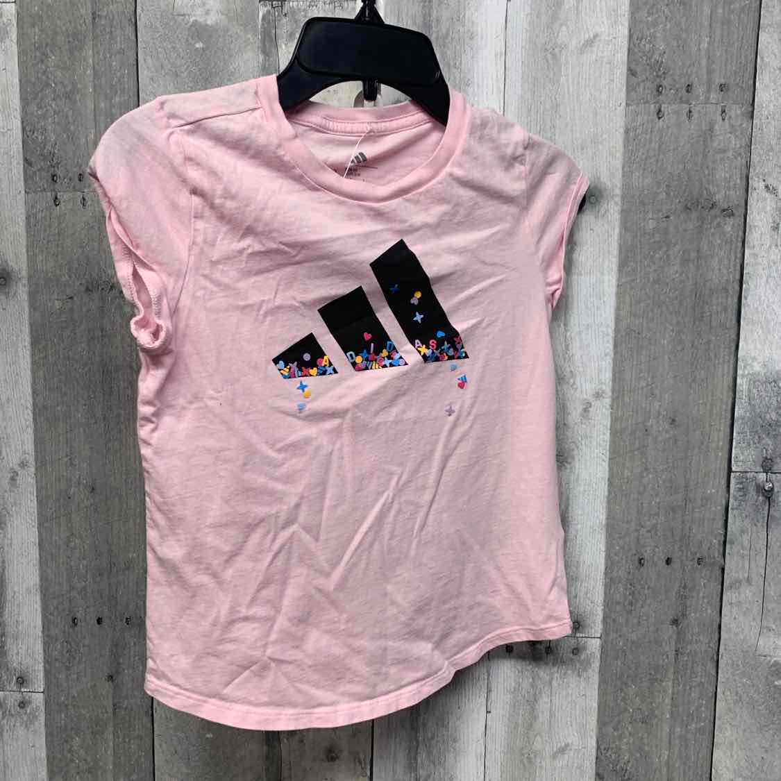 Size 7/8 Pink Graphic Sport Brand T Shirt