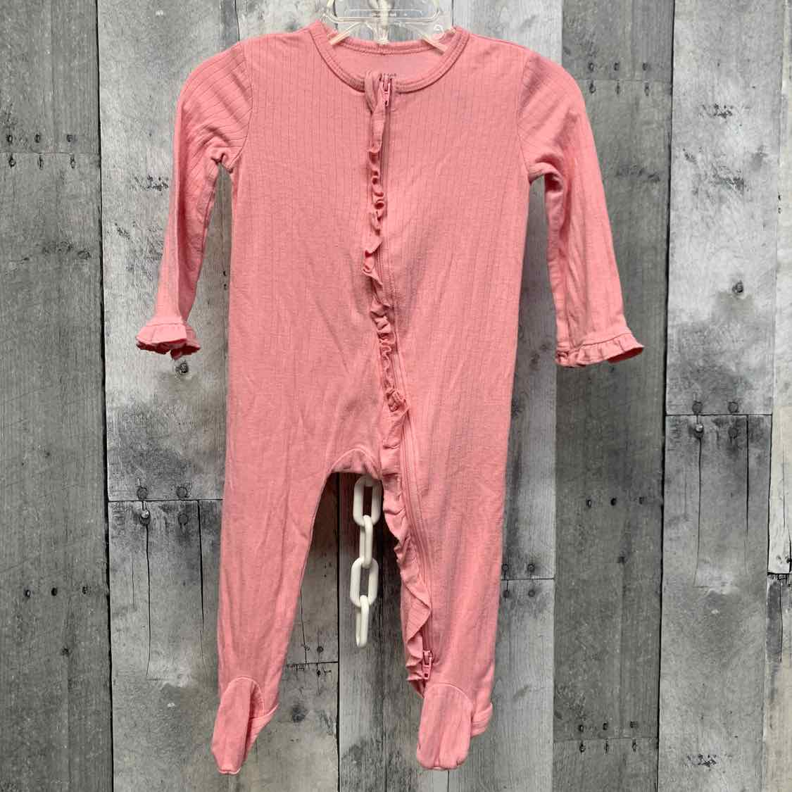 Size 9 Months Pink Little Me Footy PJs