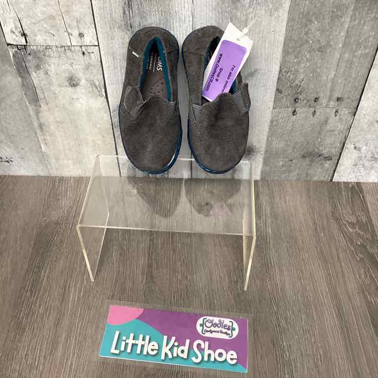 Size 6 Gray/Teal Toms Loafers