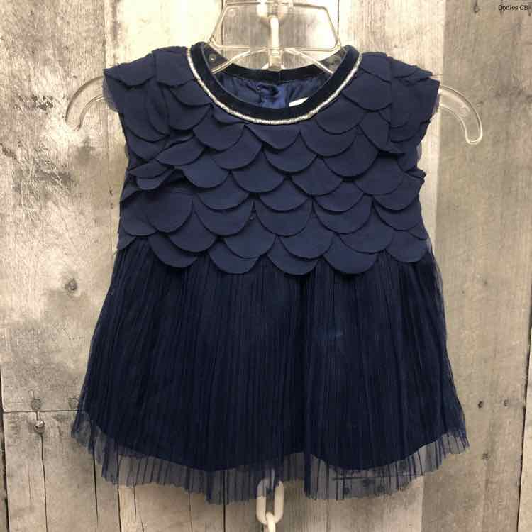 Size 3-6 Months Navy Cat & Jack Dress