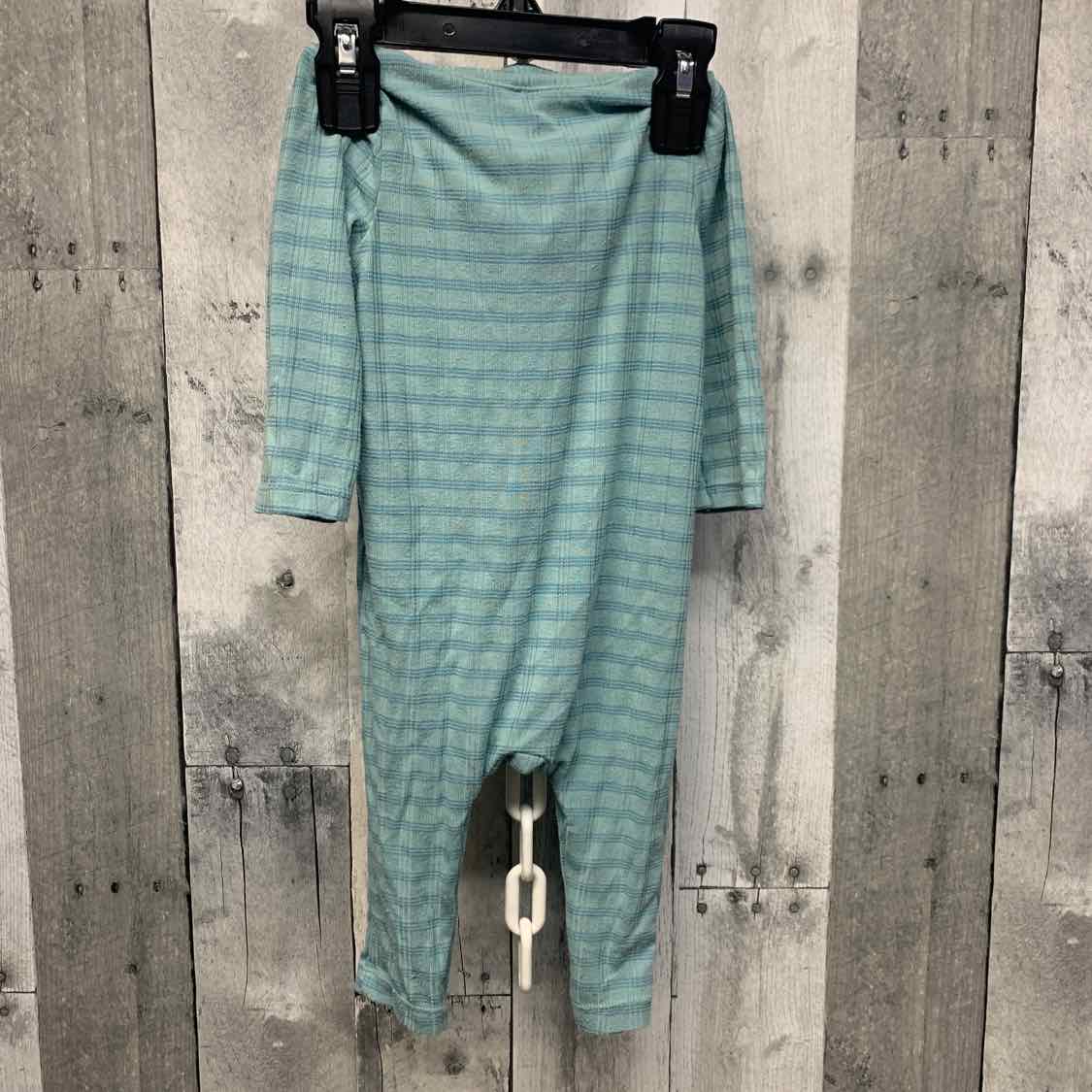 Size 3-6 Months Blue Striped Cloud Island Footy PJs
