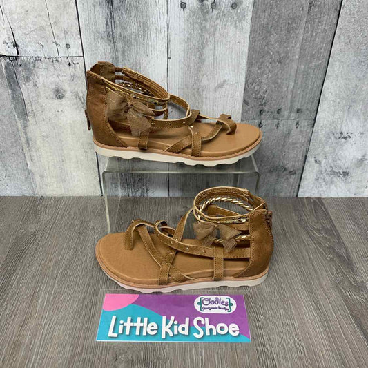 Size 13 Brown/Gold B Brand Sandals