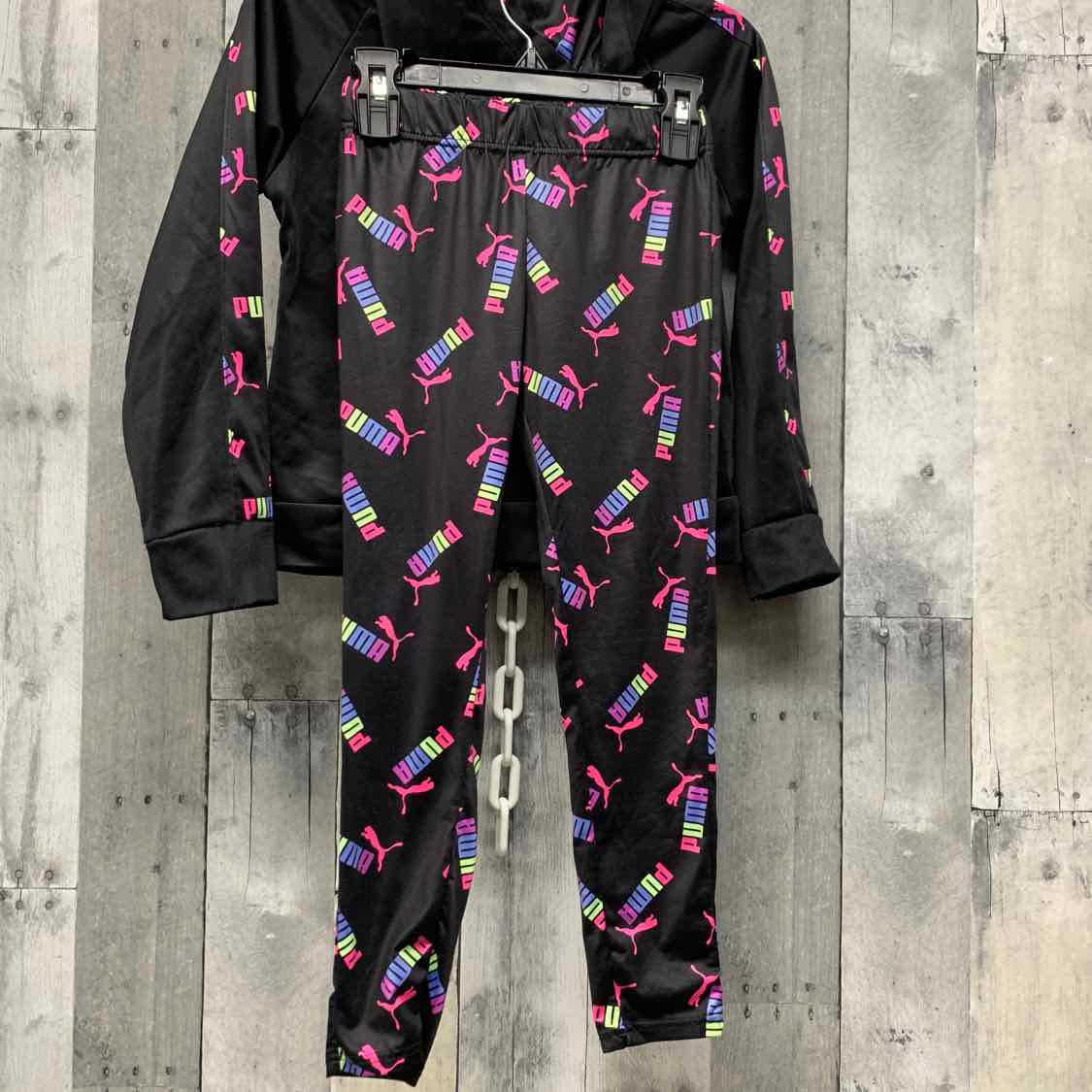 Size Small Black Puma Jacket/Pants