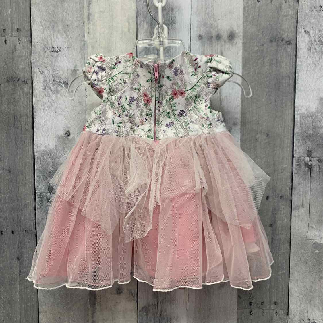 Size 3-6 Months Pink Mid Brand Dress - Party