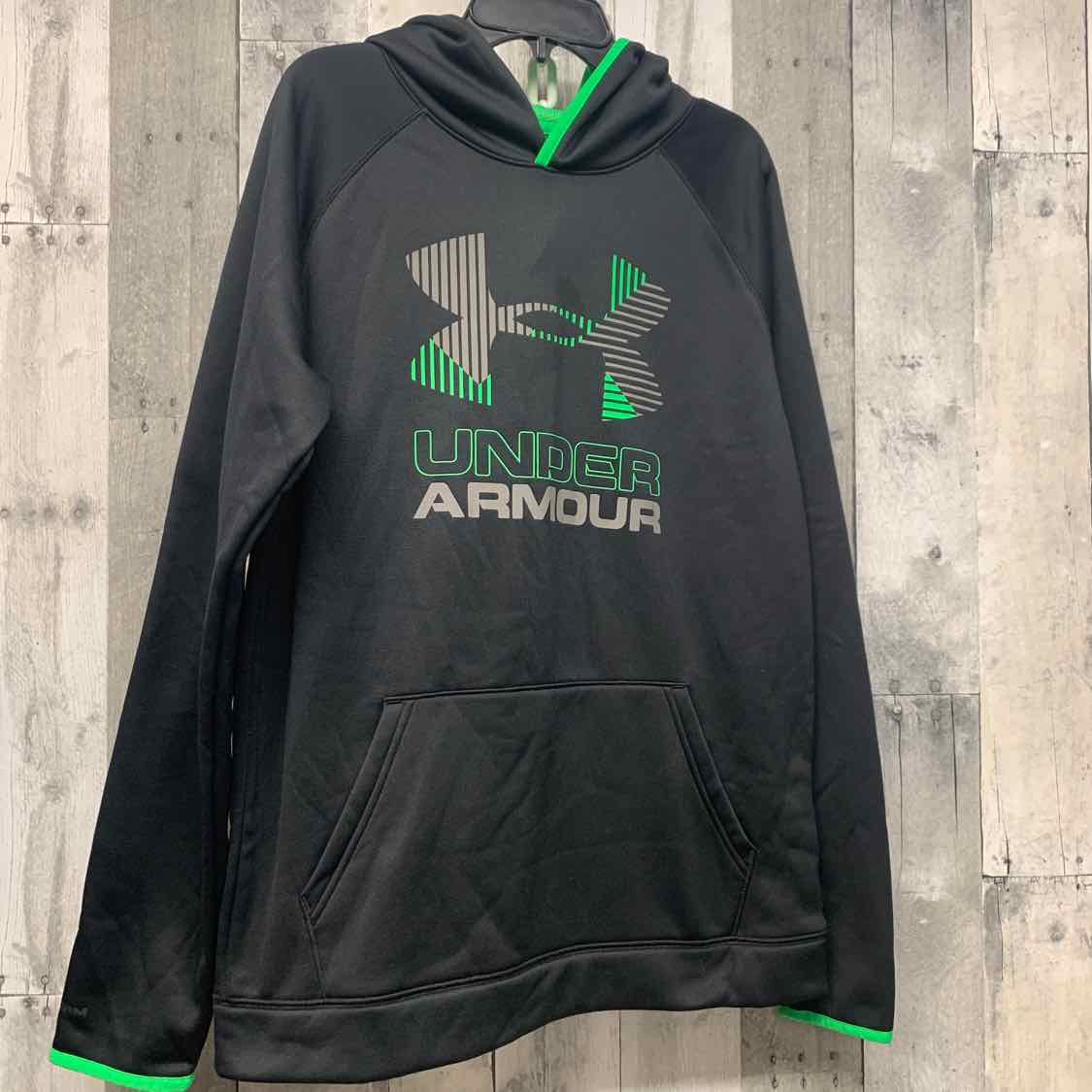 Size XLarge Black/Green Sport Brand Pull Over