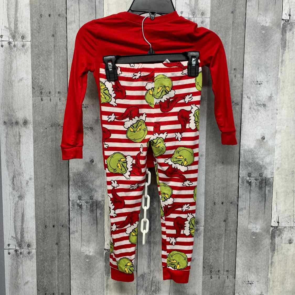 Size 5T Red/Green Holiday Brands 2pc PJs