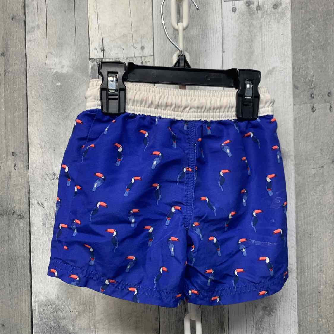 Size 2T Blue Print Osh Kosh Swim Trunks