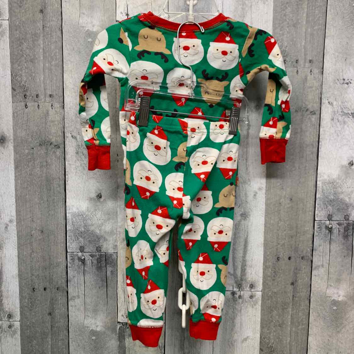 Size 18 Months Green Just One You 2pc PJs