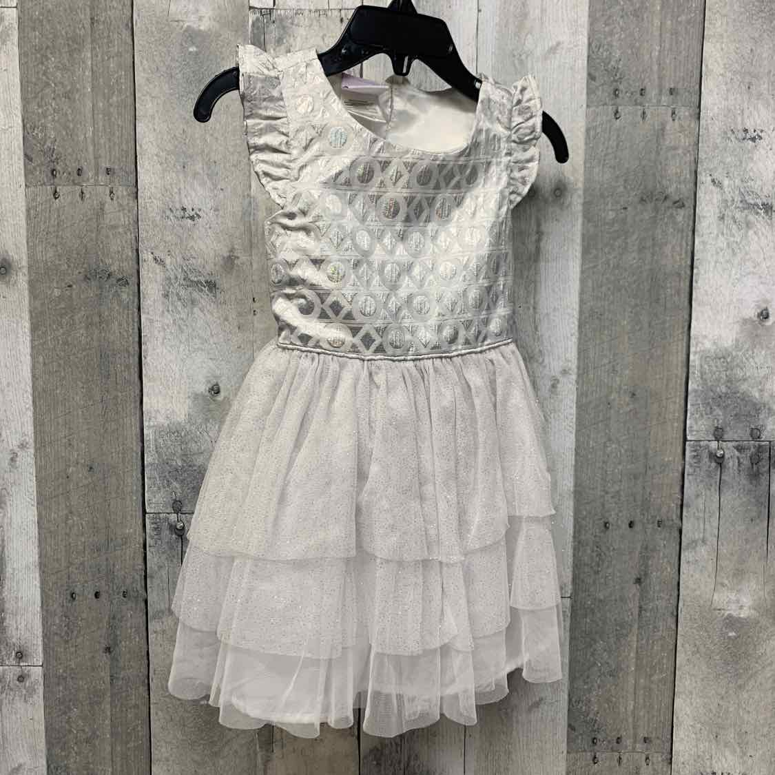 Size 2T Silver Nannette Dress