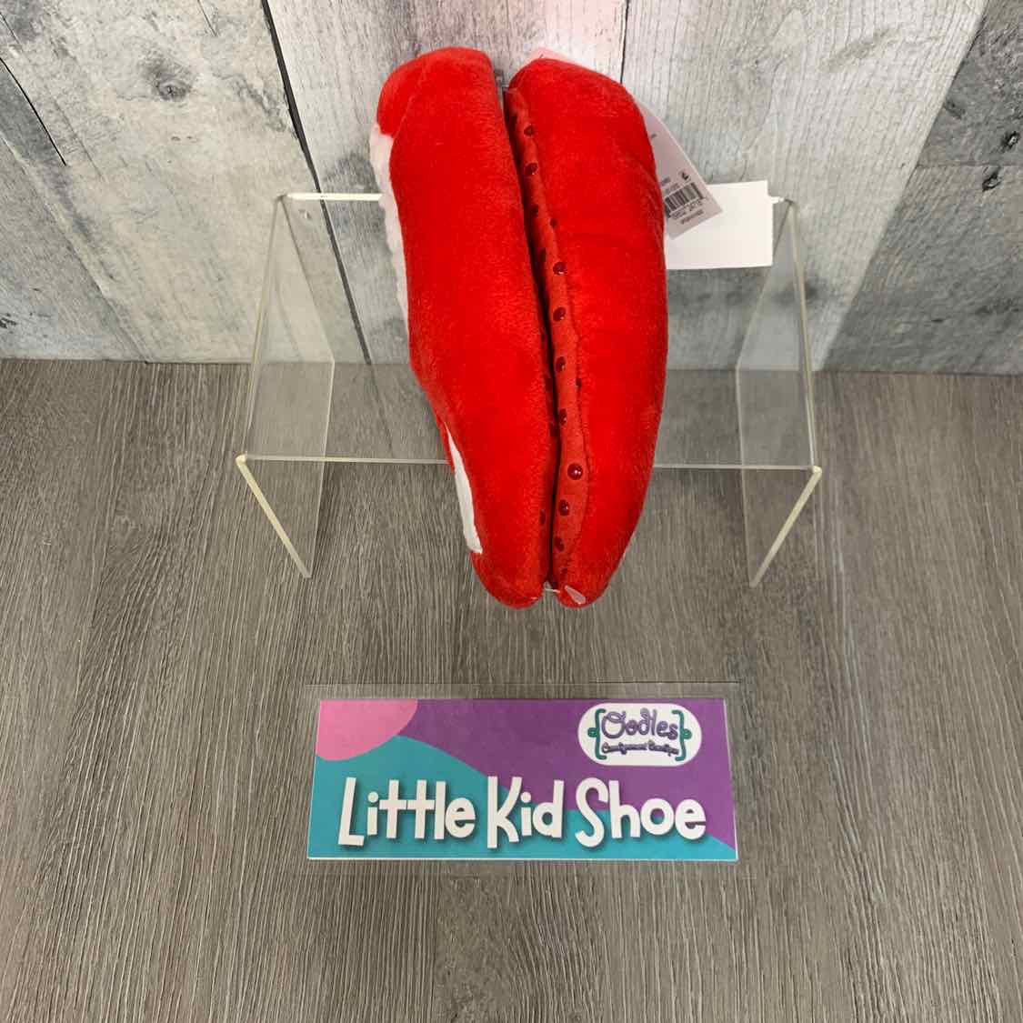 Size 2/3 Red/White Just One You Slippers