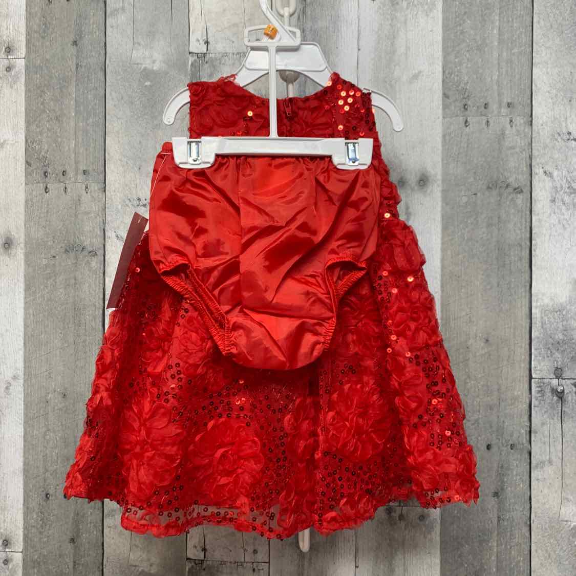 Size 12 Months Red Rare Too 2pc Dress