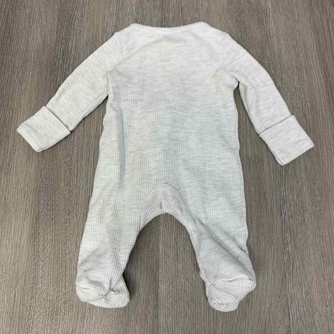 Size Preemie Gray Just One You Footy PJs
