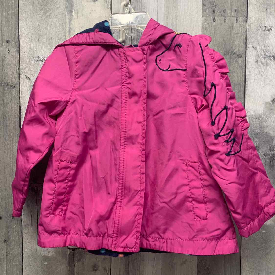 Size 3T Purple/Navy Carter's Heavy Jacket