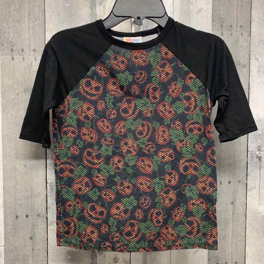 Size 6 Black/Orange LulaRoe T Shirt