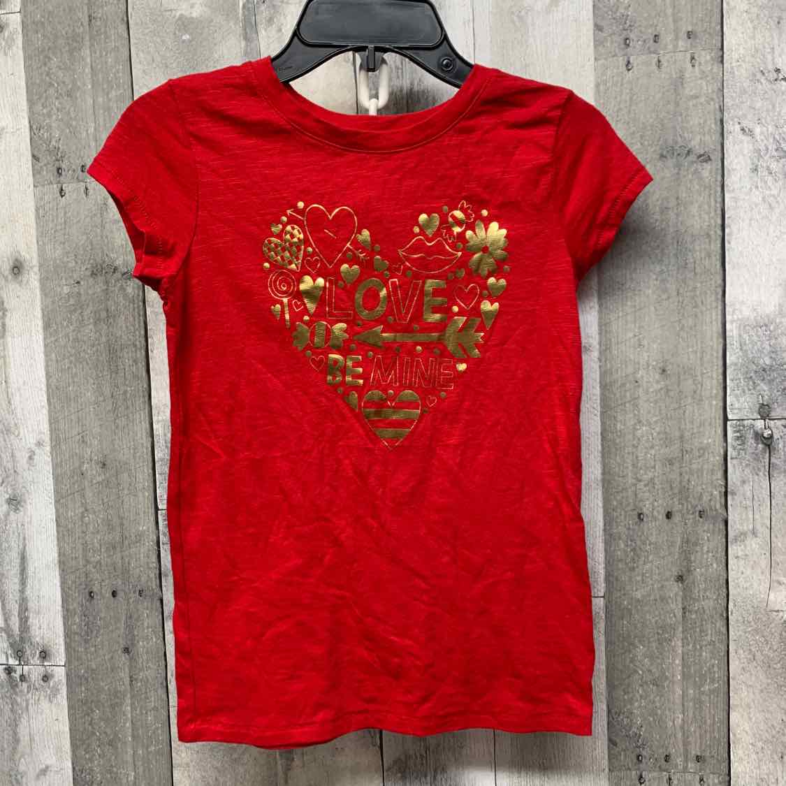 Size 7/8 Red/Gold Cat & Jack T Shirt