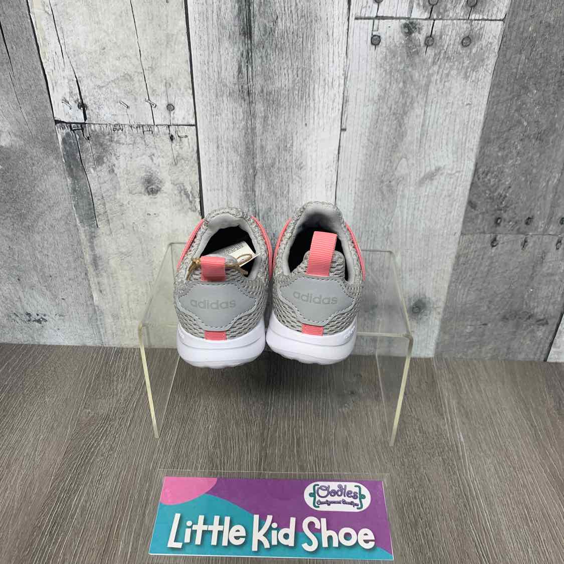 Size 5 Gray/Pink Sport Brand Sneakers