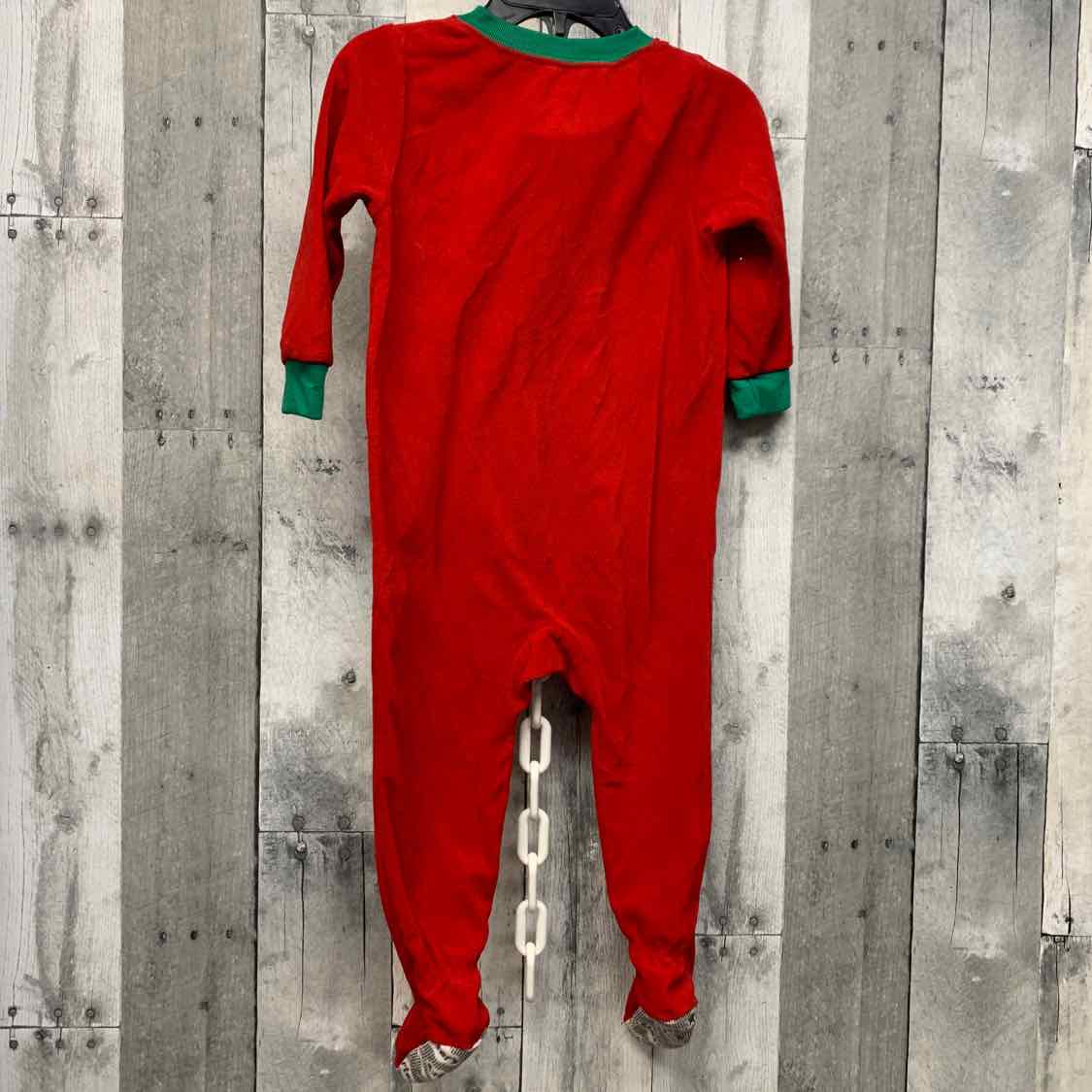 Size 18 Months Red/Green Carter's Footy PJs