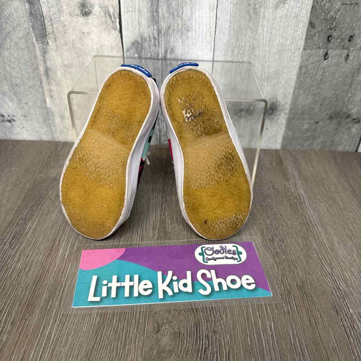 Size 7 Pink Print Keds Sneakers