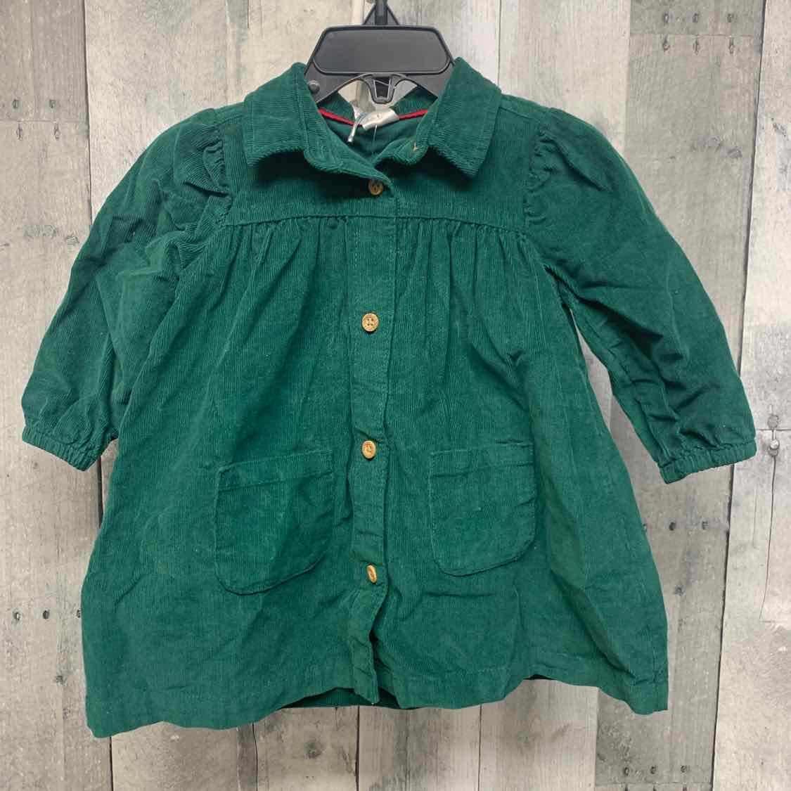 Size 9 Months Green Carter's LS Dress