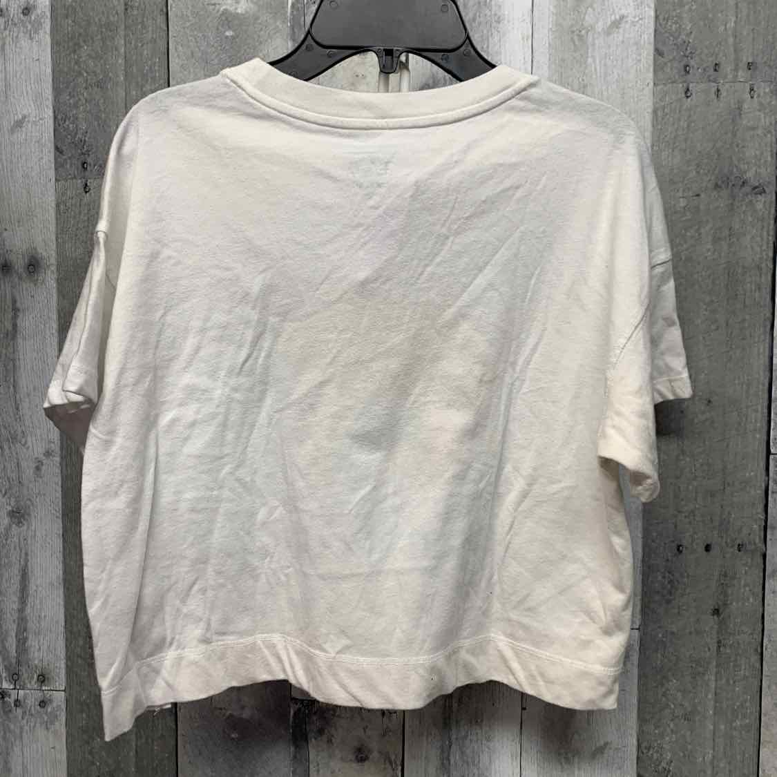 Size 14/16 White Graphic Old Navy T Shirt