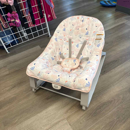 Ingenuity White/Pink Rocker