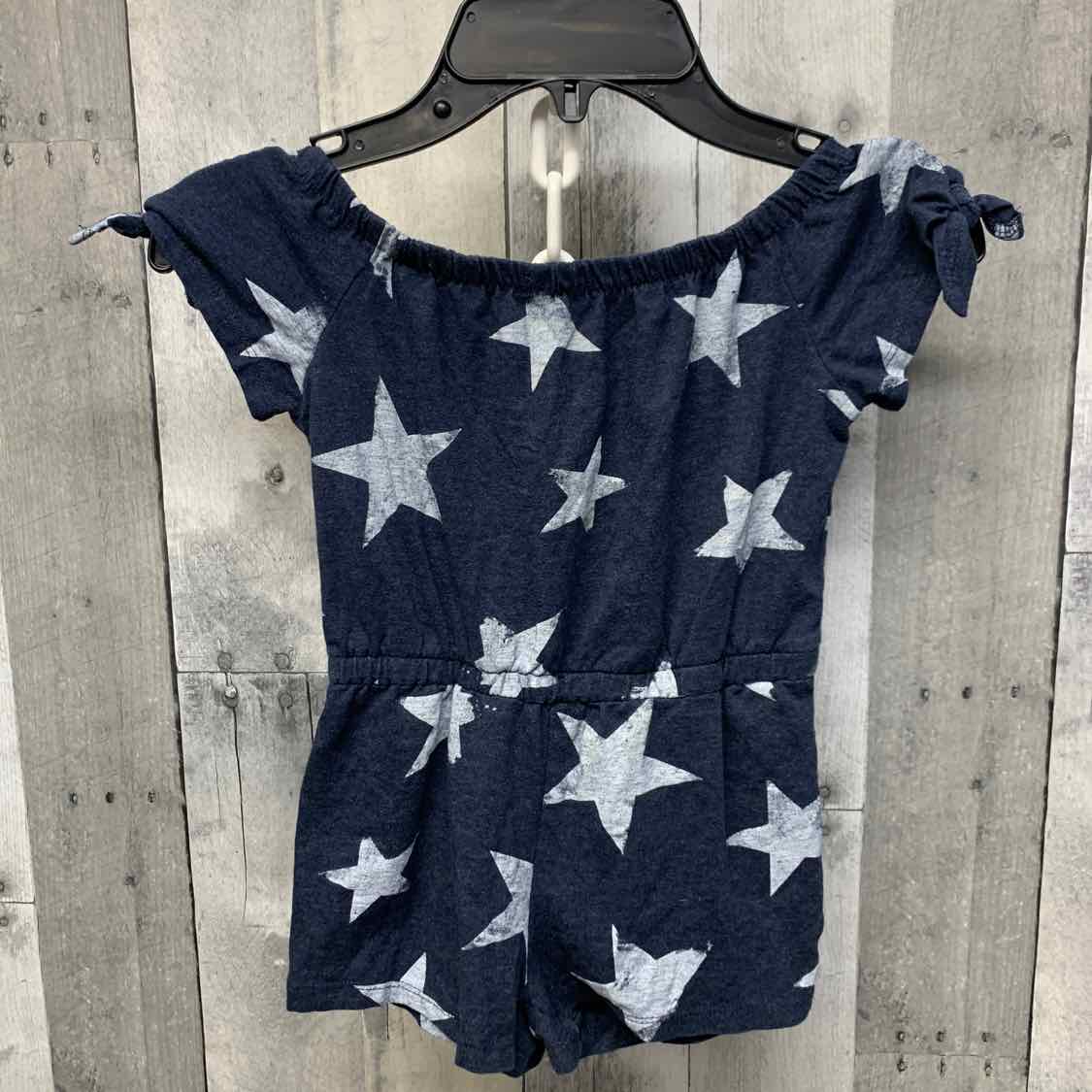 Size 5 Navy Graphic B Brand Romper