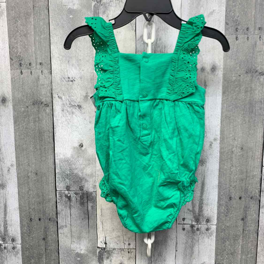 Size 6 Months Green Carter's Romper