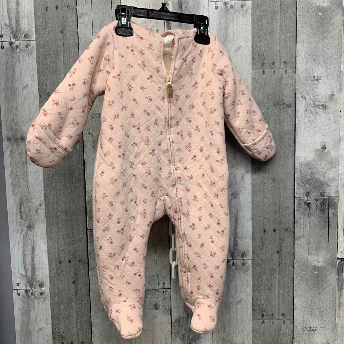 Size 9 Months Pink Print Carter's Snow Suit