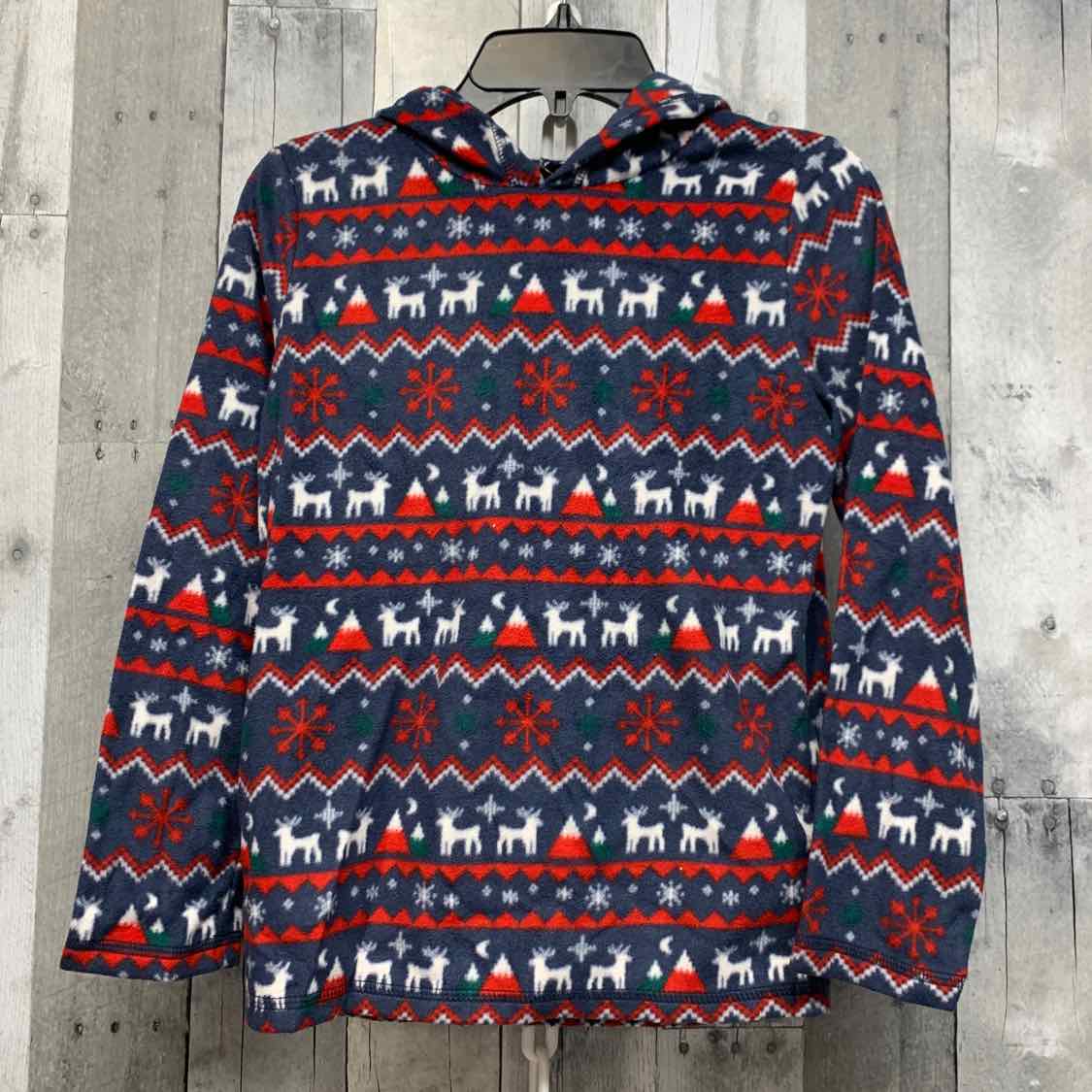 Size 8 Navy/Red Jumping Beans Pull Over