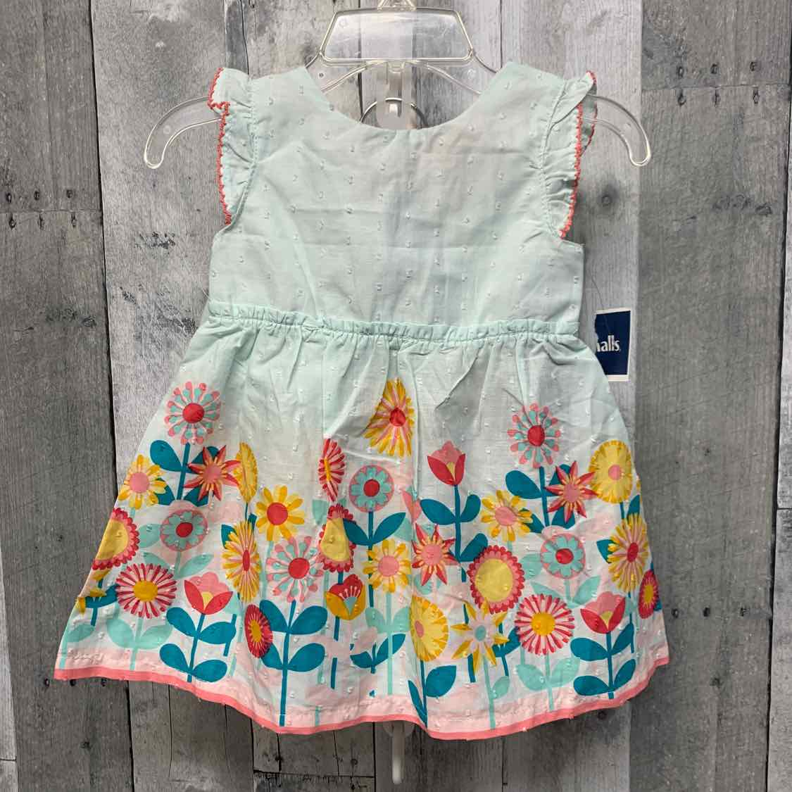 Size 12 Months Blue/Pink Picapino 2pc Dress