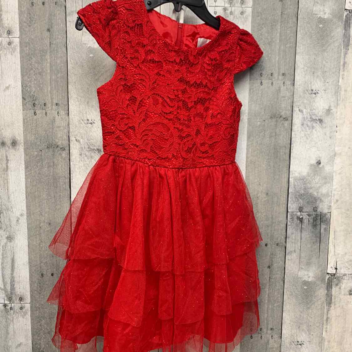 Size 7/8 Red Rare Editions Dress - Party